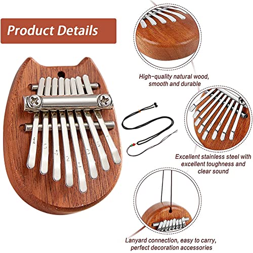 Babioms Mini Kalimba 8 Touches de Haute Qualité, Piano à Pouce Portable, Instrument de Musique, pour Piano à Pouce et… - Les Beatles, Paul McCartney, John Lennon, RIngo Starr, George Harrison Babioms Mini Kalimba 8 Touches de Haute Qualité, Piano à Pouce Portable, Instrument de Musique, pour Piano à Pouce et… – Image 4