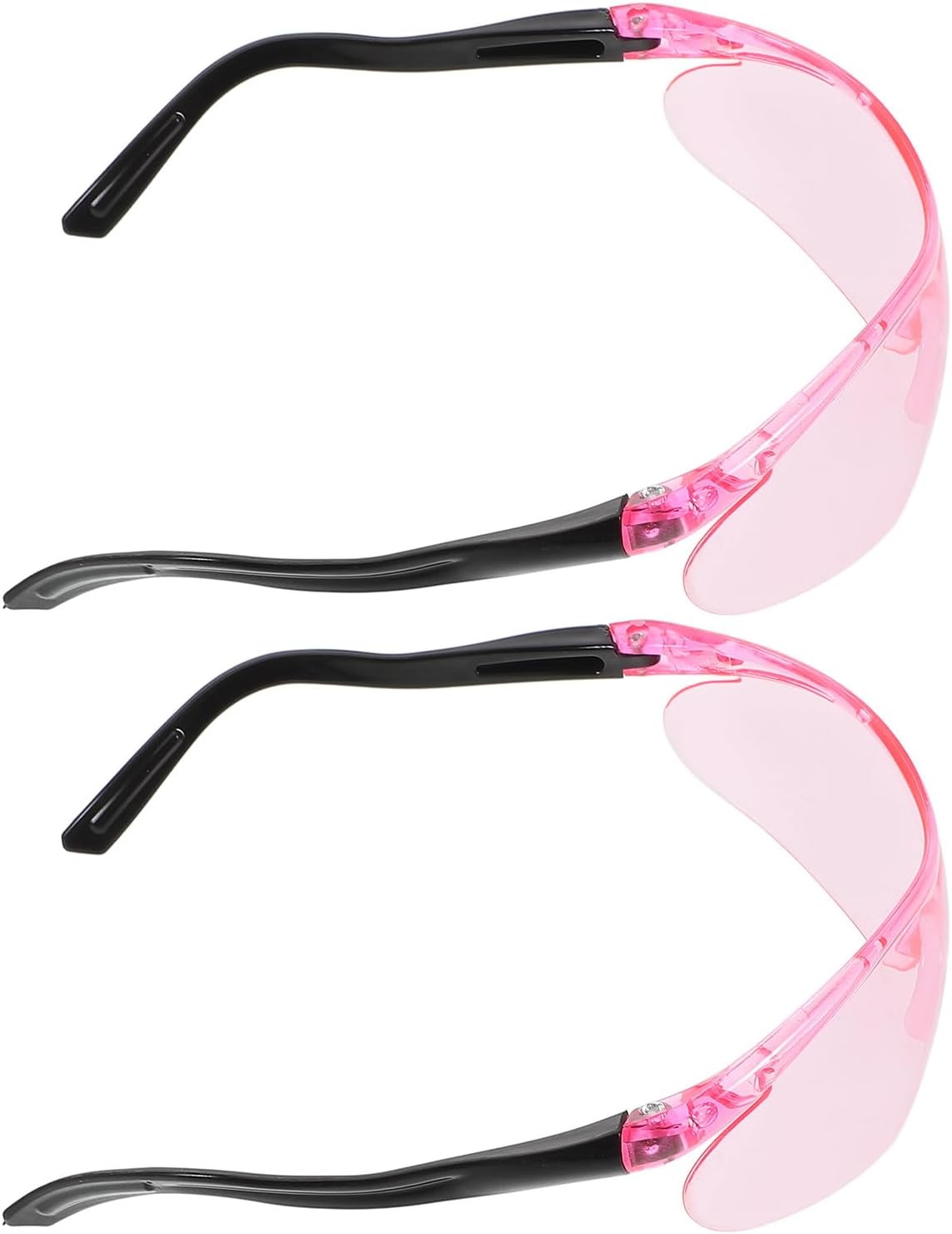 ’s Safety Glasses Protective Eyewear 2pcs Pink Eye Shield Anti-glare Goggles for Cs Battle Shooting Games