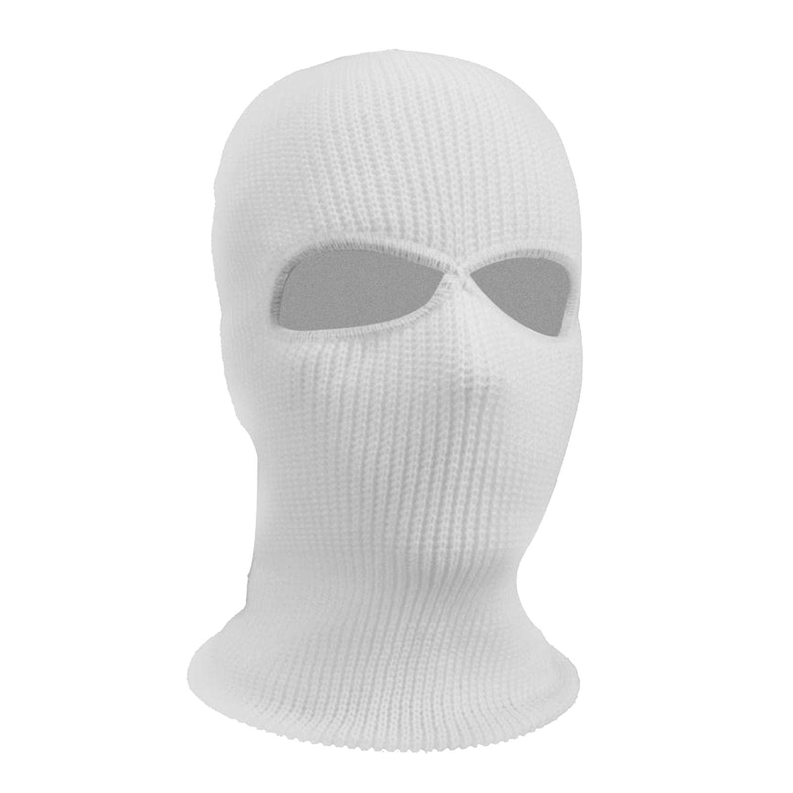 secret desire 2/3-Hole Knitted Full Face Cover Ski Mask Winter Beanie Hat White 2 Hole-picture-40