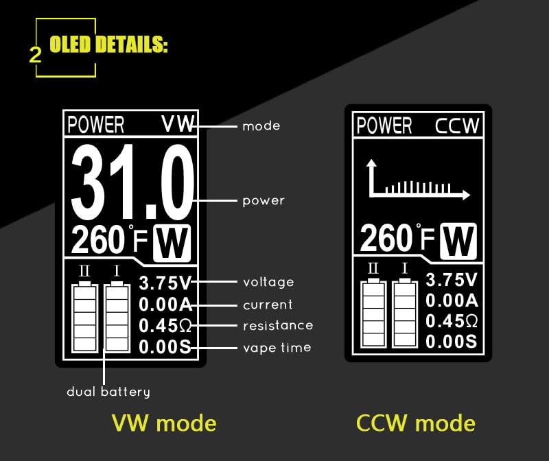 elfbar nachfüll pod läuft aus Uwell Nunchaku Box Mod 80W main image 1