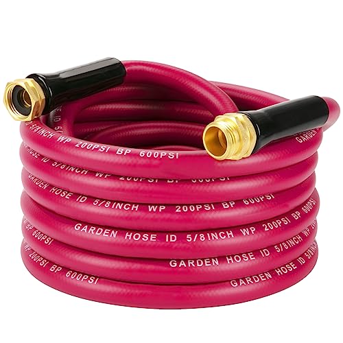 BEBOBLY 25 FT RV Water Hose, 5/8'' Anti Kink Drinking Water Safe Hose For Camper RV-Phthalate, BPA Free-Fresh Water Hose, Flexible Garden Hose For Truck, Trailer, Marine