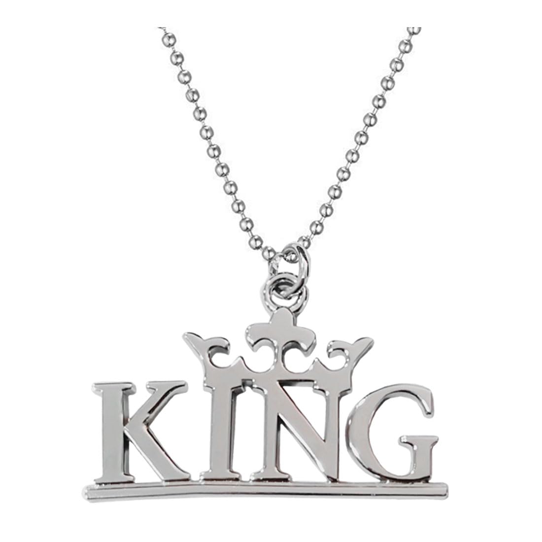 Men Style Valentine Gift King Locket Silver Stainless Steel Pendant Necklace Chain For Men And Women-image-44