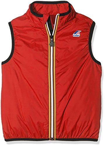 K-Way Le Le Vrai 3.0 Rouland L. W. Gilet Sportivo, Rosso, 164 (Taglia Produttore:14Y) Bambino