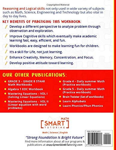 BRAIN TWISTER - LOGICAL GRID PUZZLES: A set of of Smart, addictive, challenging and fun logic grid puzzles for Ages 5-8 (Smart Math Tutoring workbook series) - Image 2