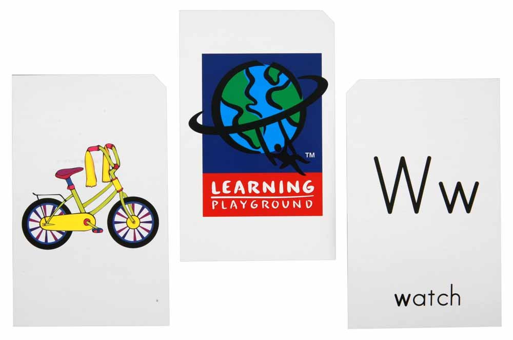 EurekaAlphabet Flashcards for Kids, 3.5'' W x 6.2'' H