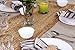 COTTON CRAFT Jute Braided Table Runner - Rustic Farmhouse Table Runner - Kitchen Harvest Fall Thanksgiving Holiday Christmas Party Dining Tabletop Runner - 13 x 36 inches - Natural
