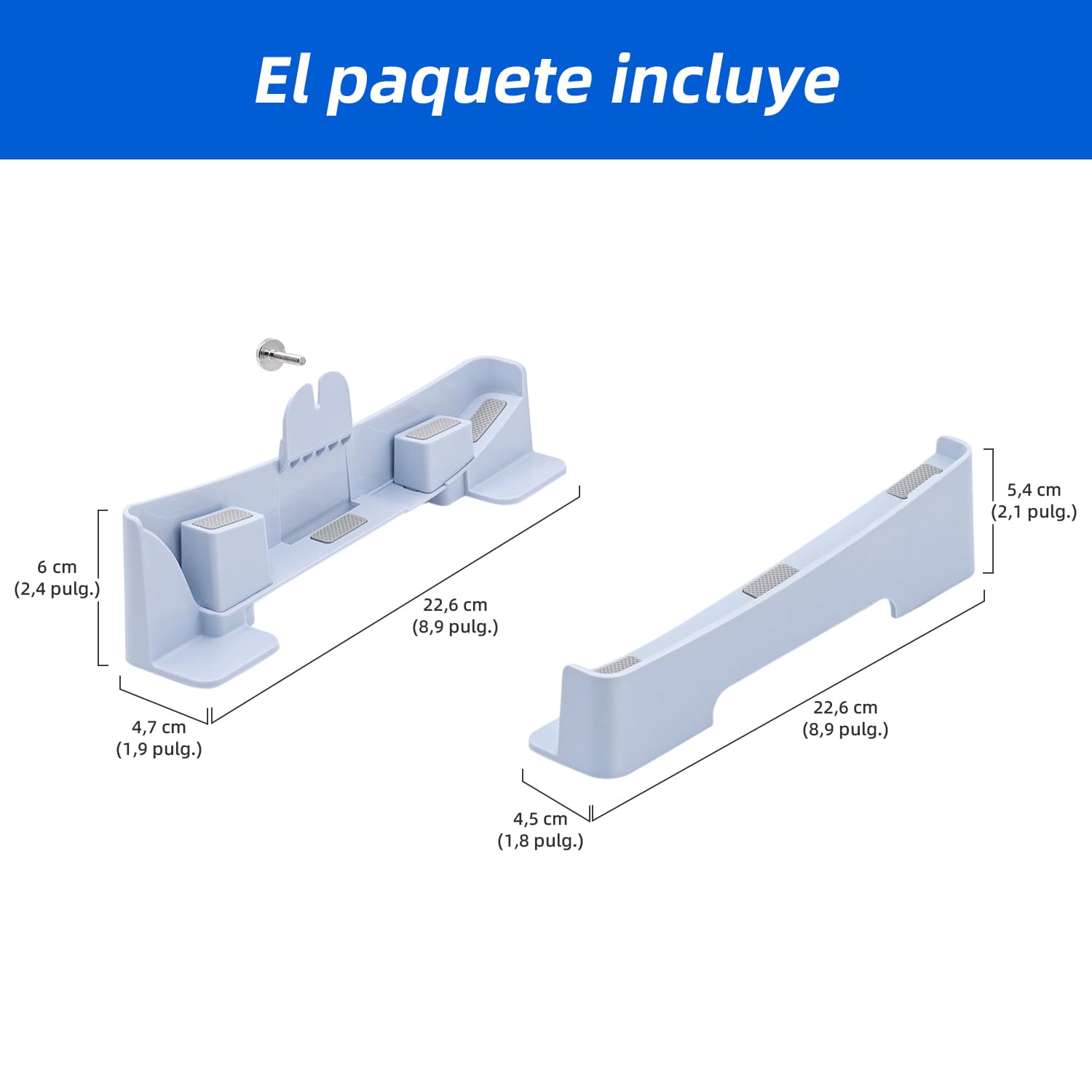 Mcbazel Soporte Horizontal Compatible con PS5 Slim/PS5 Pro DE/UHD Consola, Soporte de Base para PlayStation 5 Disco y Consola de Edición Digital