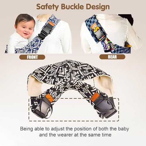Image of Baby Sling Carrier,Toddler Carrier,2026 New Baby Sling,Portable and Lightweight Sling,Non-Slip Hip Seat Carrying 10-30lbs(Star)