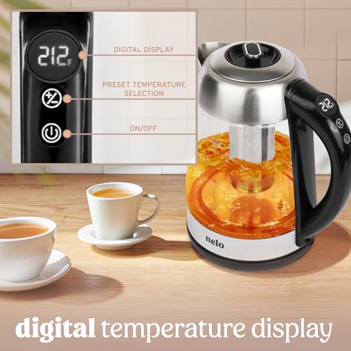 NELO Electric Kettle with Tea Infuser