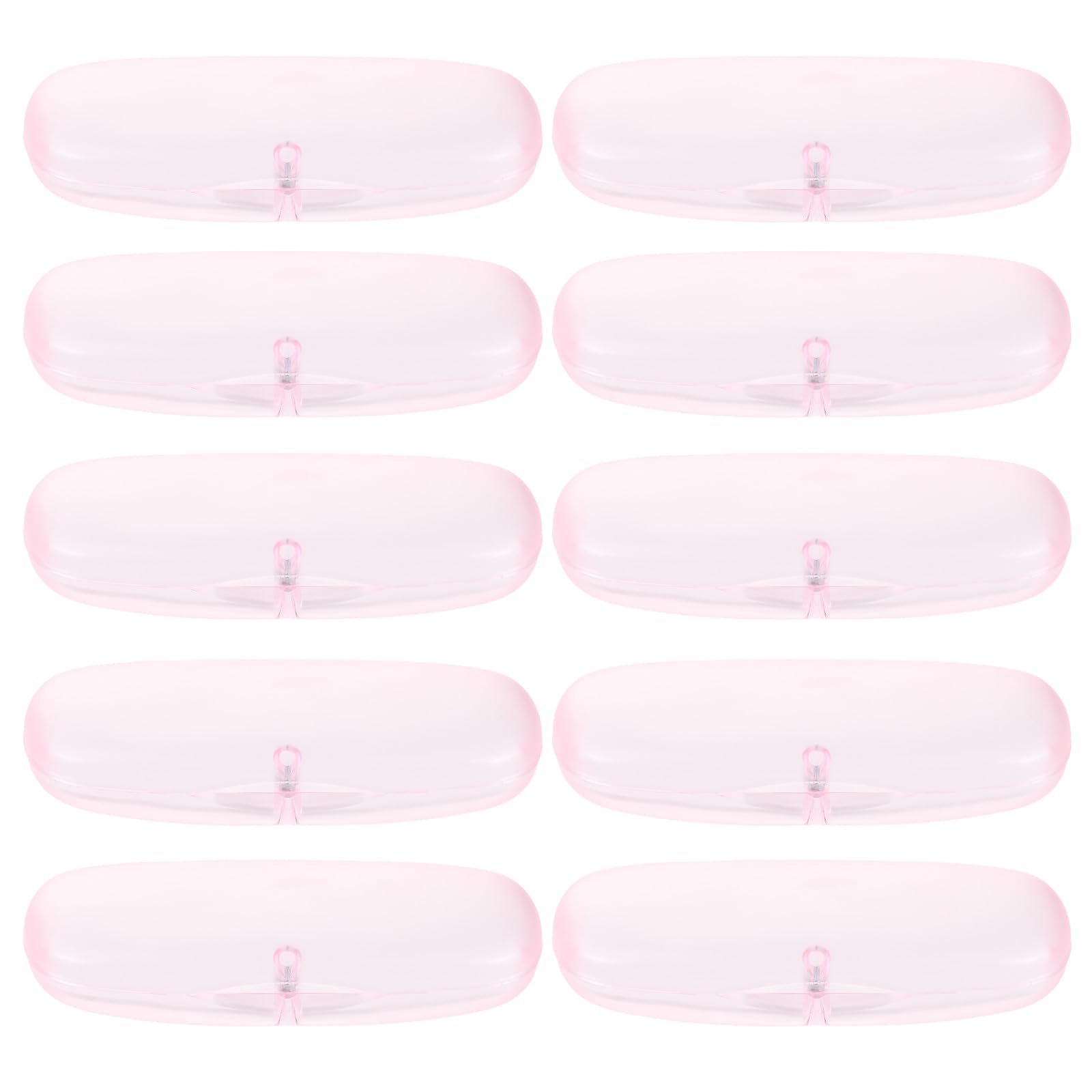 Healvian 10pezzi Scatola Porta Occhiali Trasparente Da Custodia Per Occhiali Da Sole in Rigida Antiurto Scatola Da Viaggio Compatta Antipolvere e Portatile