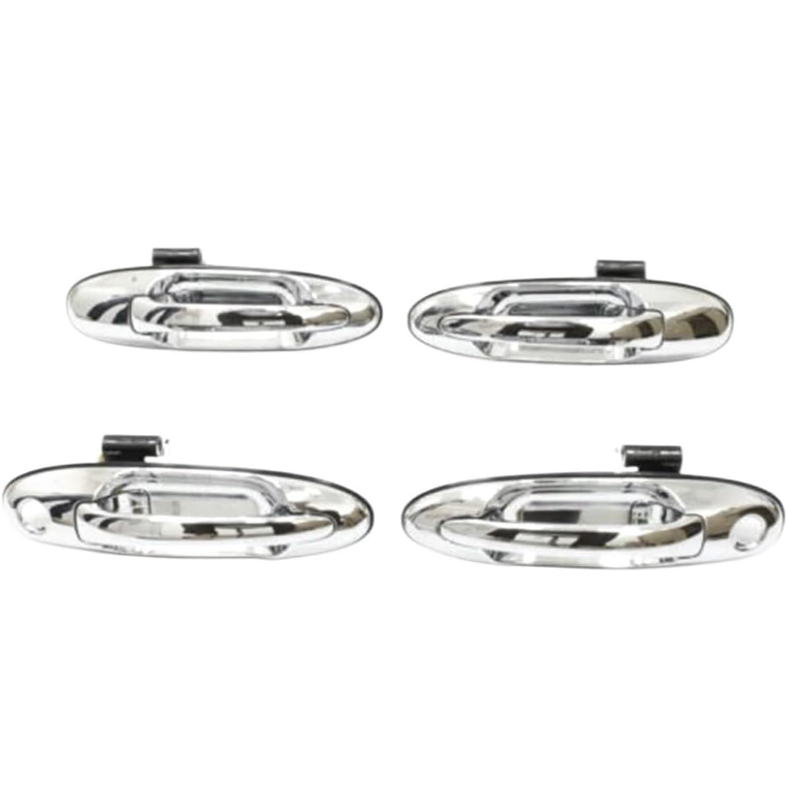 Glymzoi One Color Car Exterior Door Handles Outer Door Handle 4Pcs For Toyota For Land For Cruiser Lc100 4500 4700 1998-2007 For Lexus Lx470