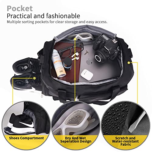 Sac de voyage avec compartiment à chaussures FIORETTO imperméable - 4