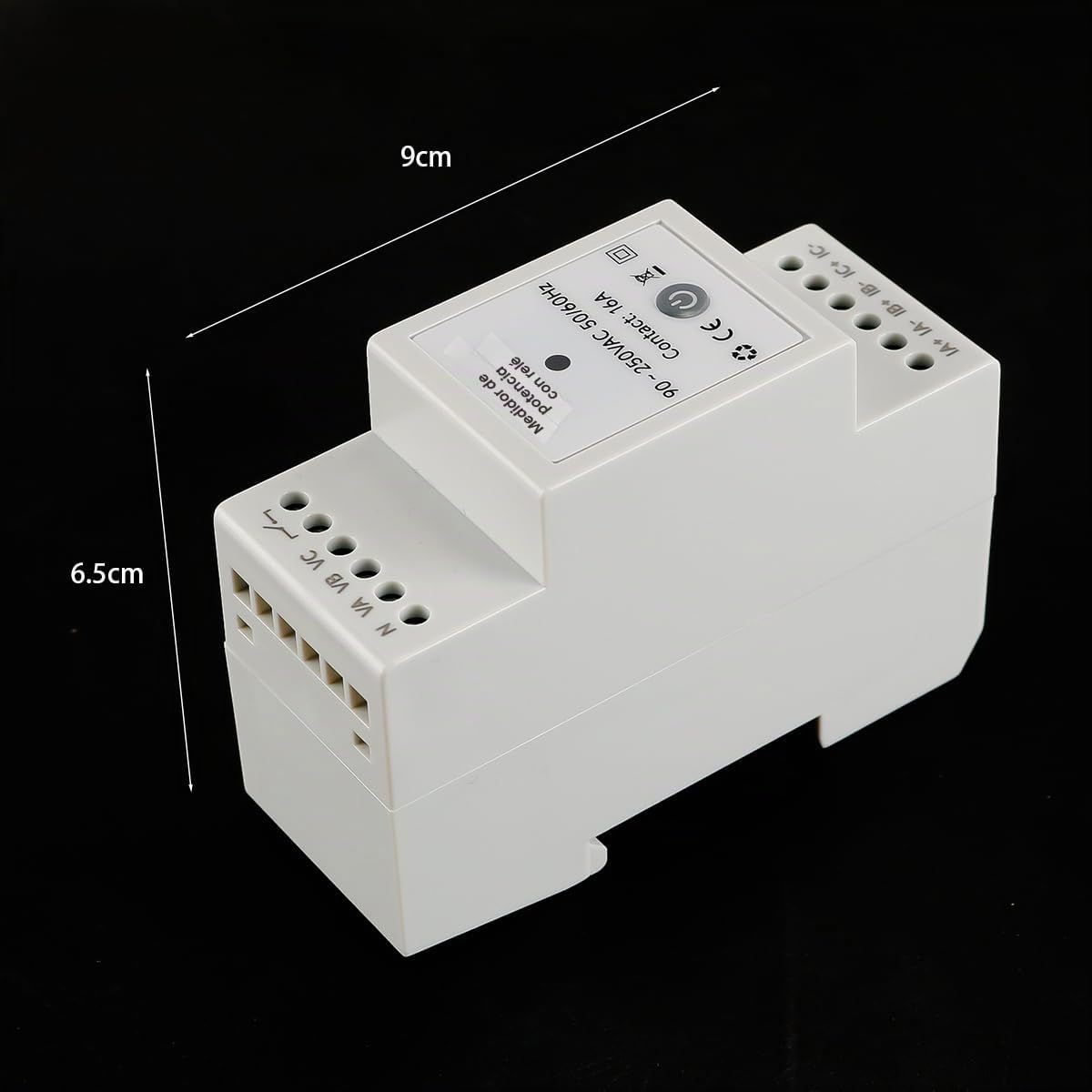 Medidor de energía WiFi inteligente, interruptor trifásico bidireccional, medidor de energía WiFi de riel, electrodomésticos para una vida inteligente.