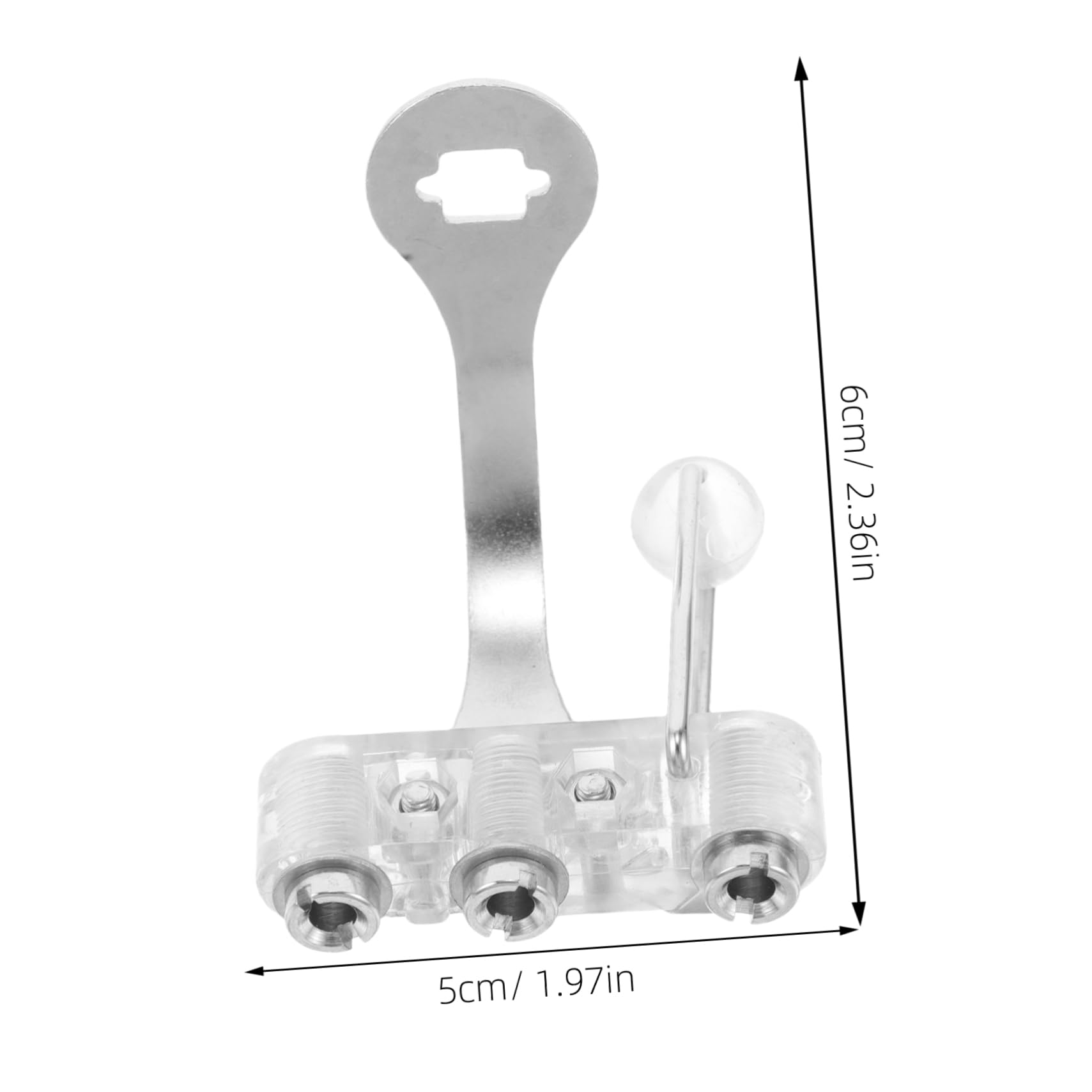 ifundom Epee Socket Replacement Bracket Heavy Duty Stainless Steel Mount for Enhanced Stability and Durability Easy to Use Fencing Accessory for Training and Competitions