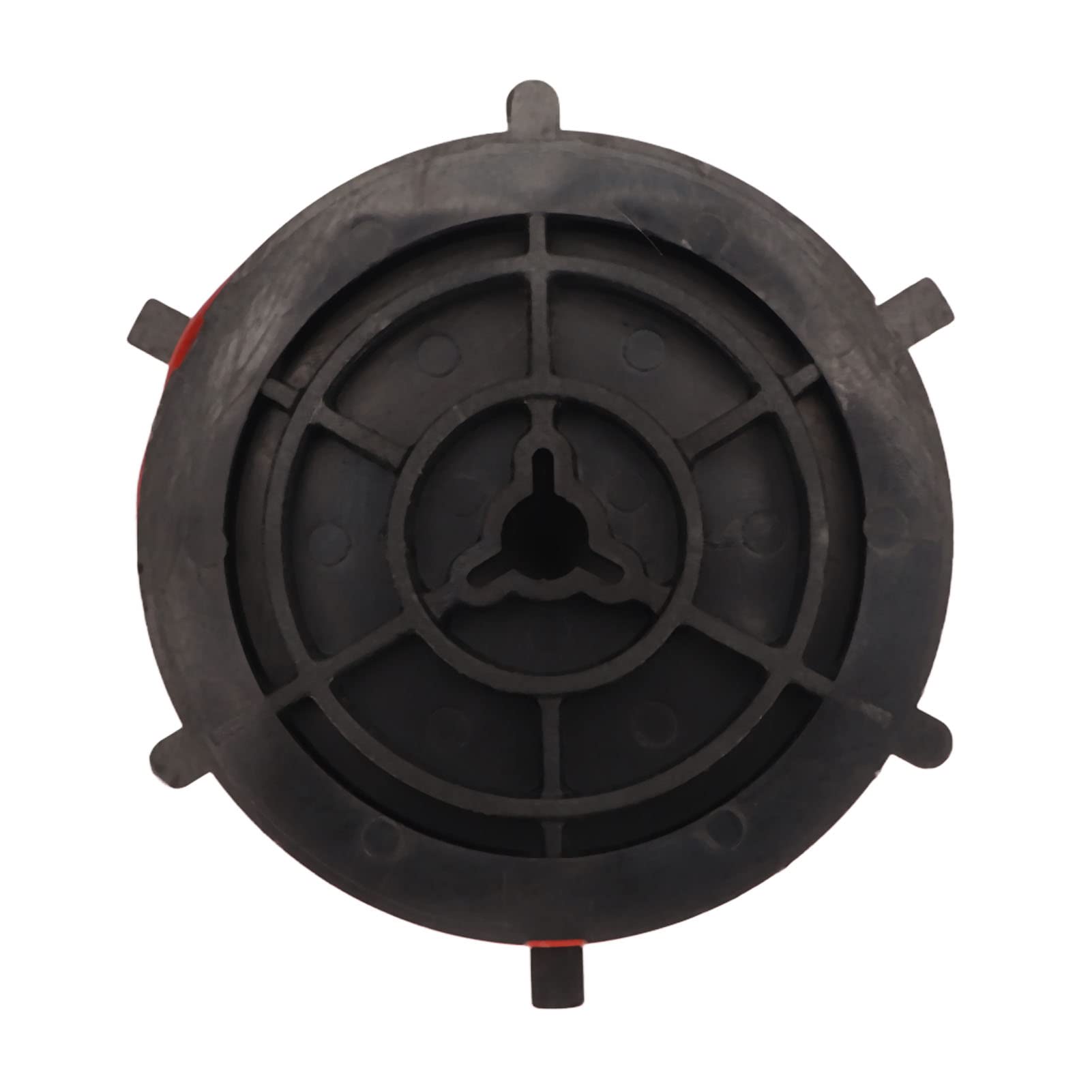1 par de Adaptadores de Cubo Nab, Dispositivo de Carga Universal de Abridor de Aleación de Aluminio de 10 Pulgadas para Studer ReVox, para Akai, para Teac, para Grabadoras de (Rojo)