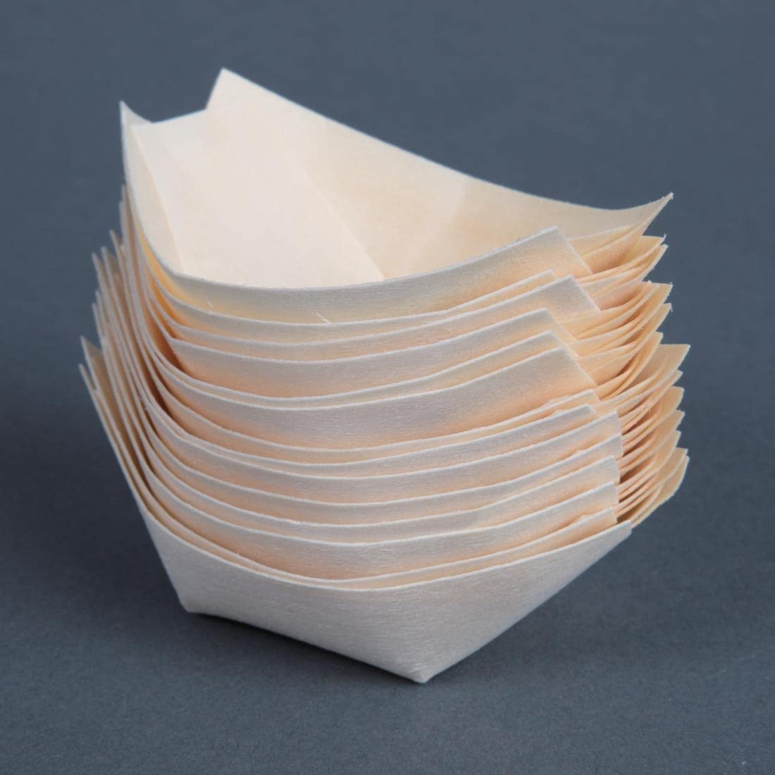 Fiesta GL093 Lot de 100 bateaux en peuplier 80 mm