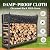 ECOTRIC 6FT Firewood Rack with Waterproof Cover for Outdoor Indoor Wood Log