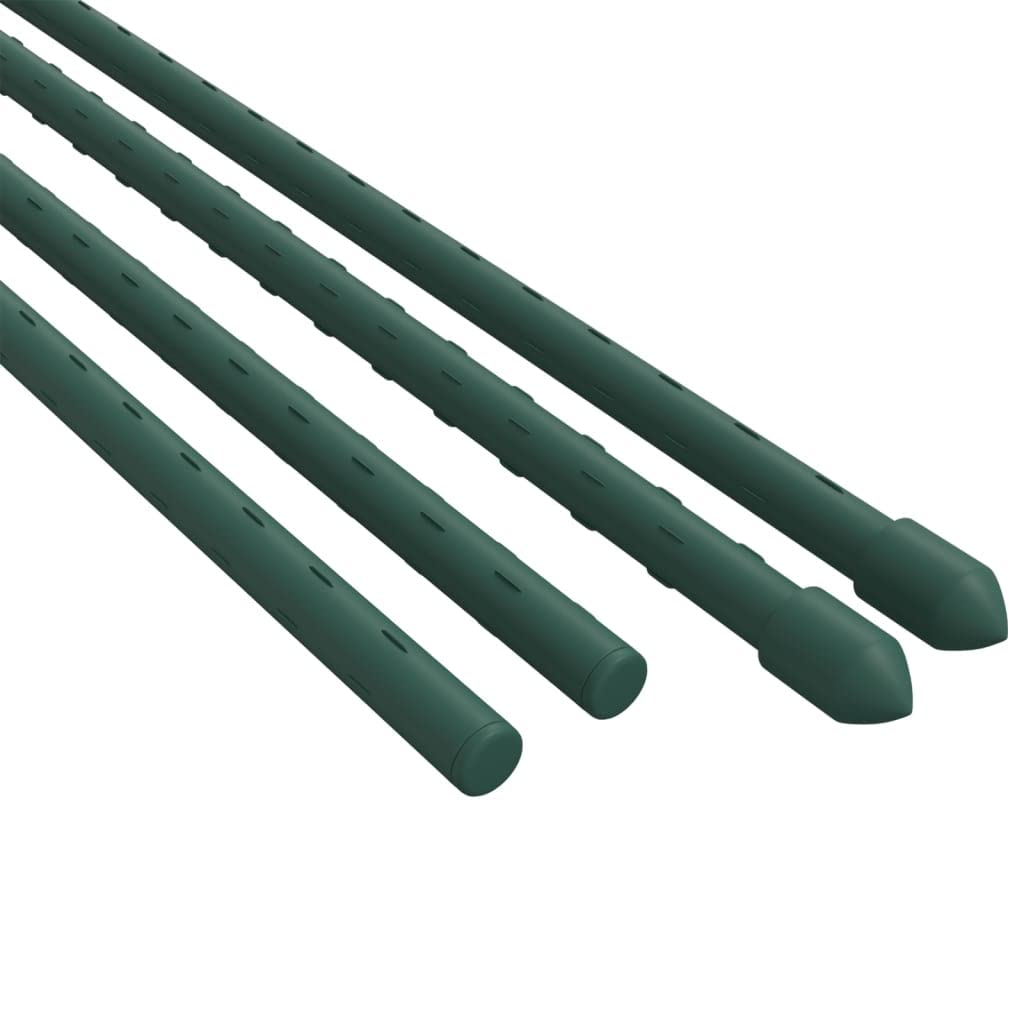 Pflanzenstutzen 30 STK Grun 180 cm Stahl | Robust, Wetterbestandig, Fur Tomaten Gurken Kletterpflanzen, Innen und Außen