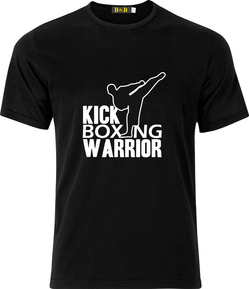 Sdfd Kick Boxing Warrior Funny Humor Cotton T-Shirt Top Tshirt Short-Sleeved