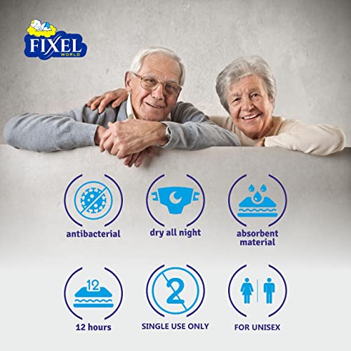 Image of FIXEL Adult diaper pants for unisex (L-size-16-count, L)