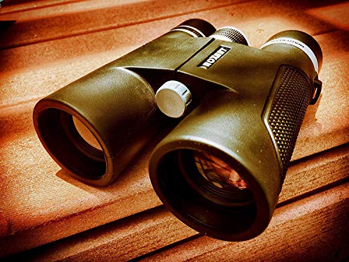 Image of Roxant Authentic Evolution Binoculars for Adults High Powered Astronomy -Stargazing, Light Weight, Nightvision & Bird Watching Binoculars for Adults, 10x42 HD, Long Range, Compact, Weatherproof + Case