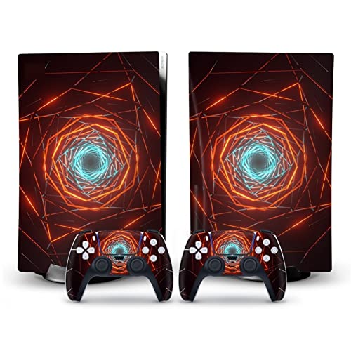 �ی� For PS5 Skin Disc Edition Anime Console And Controller Vinyl Cover Skins Wraps For PS5 Disc Version(53983) �C�A�Ȃ��A�c�����Ȃ�