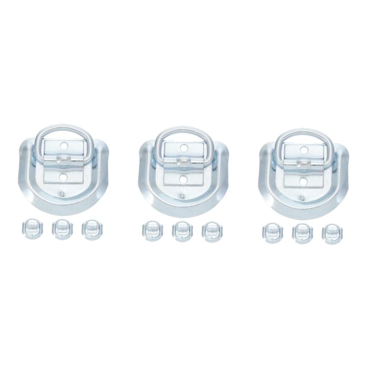 ULTECHNOVO 3 Sätze D Zurranker Für Zurranker Zubehör Zurrringe Heavy Duty 4 Stück * 3