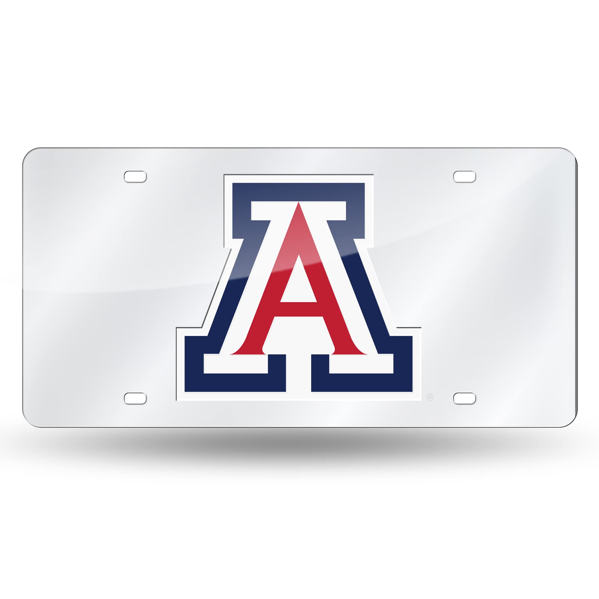 NCAA Rico Industries Laser Inlaid Metal License Plate Tag, Arizona Wildcats