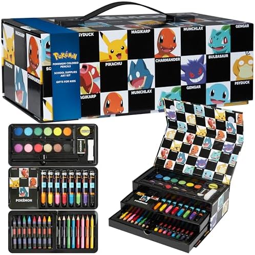 Pokemon Conjunto de arte para meninos e meninas, kit de pintura, ...