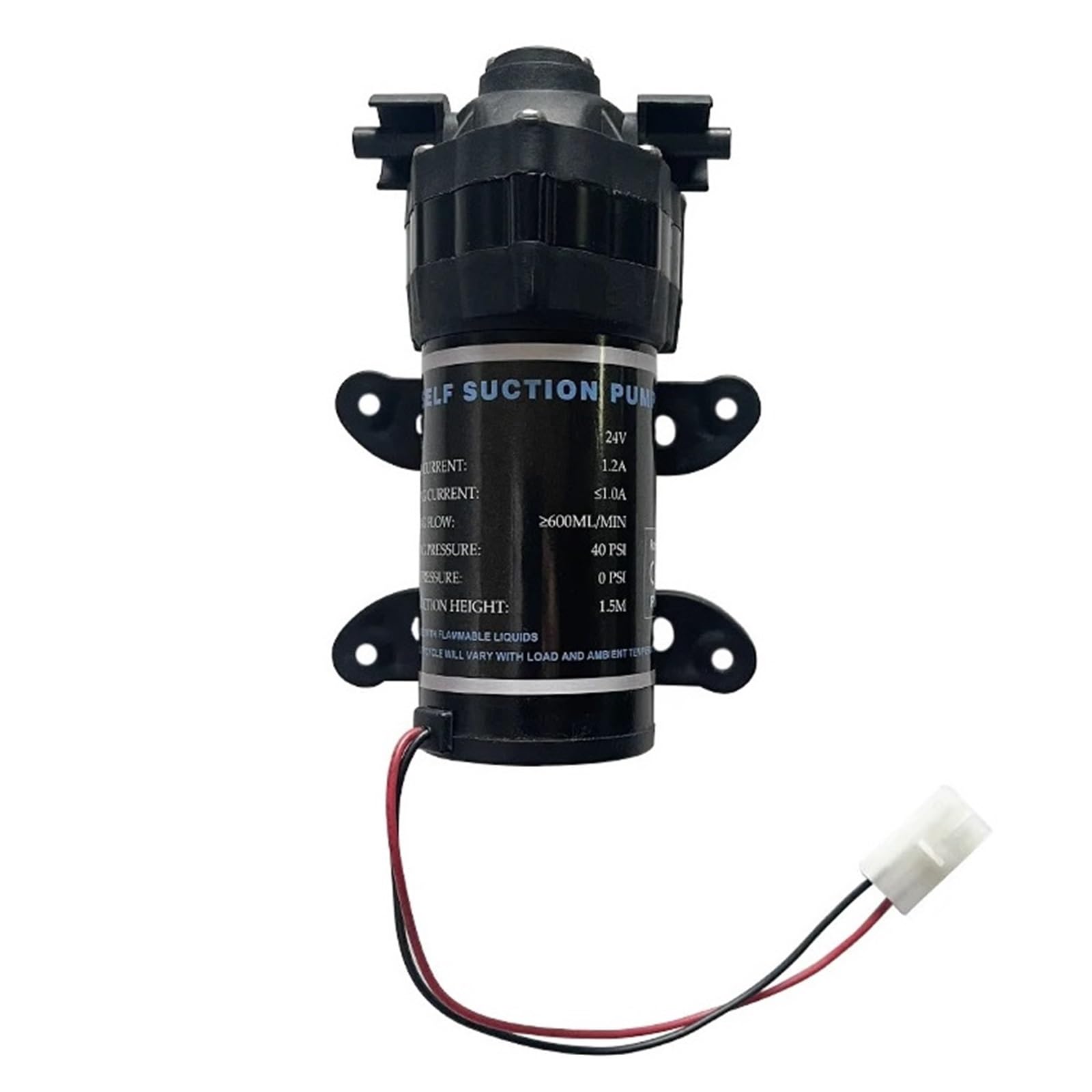 Cczrd One Color Dc 24V Ro Self-Priming Micro Diaphragm Booster Pump Garden Sprayer Automatic Increase Reverse Osmosis For Water Purifier Smooth Operation Flow Steady Reliable(Pump)