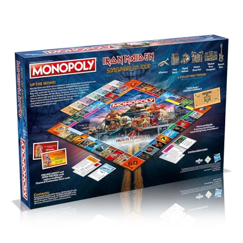 Monopoly Iron Maiden edición coleccionista juego de mesa miniatura 4