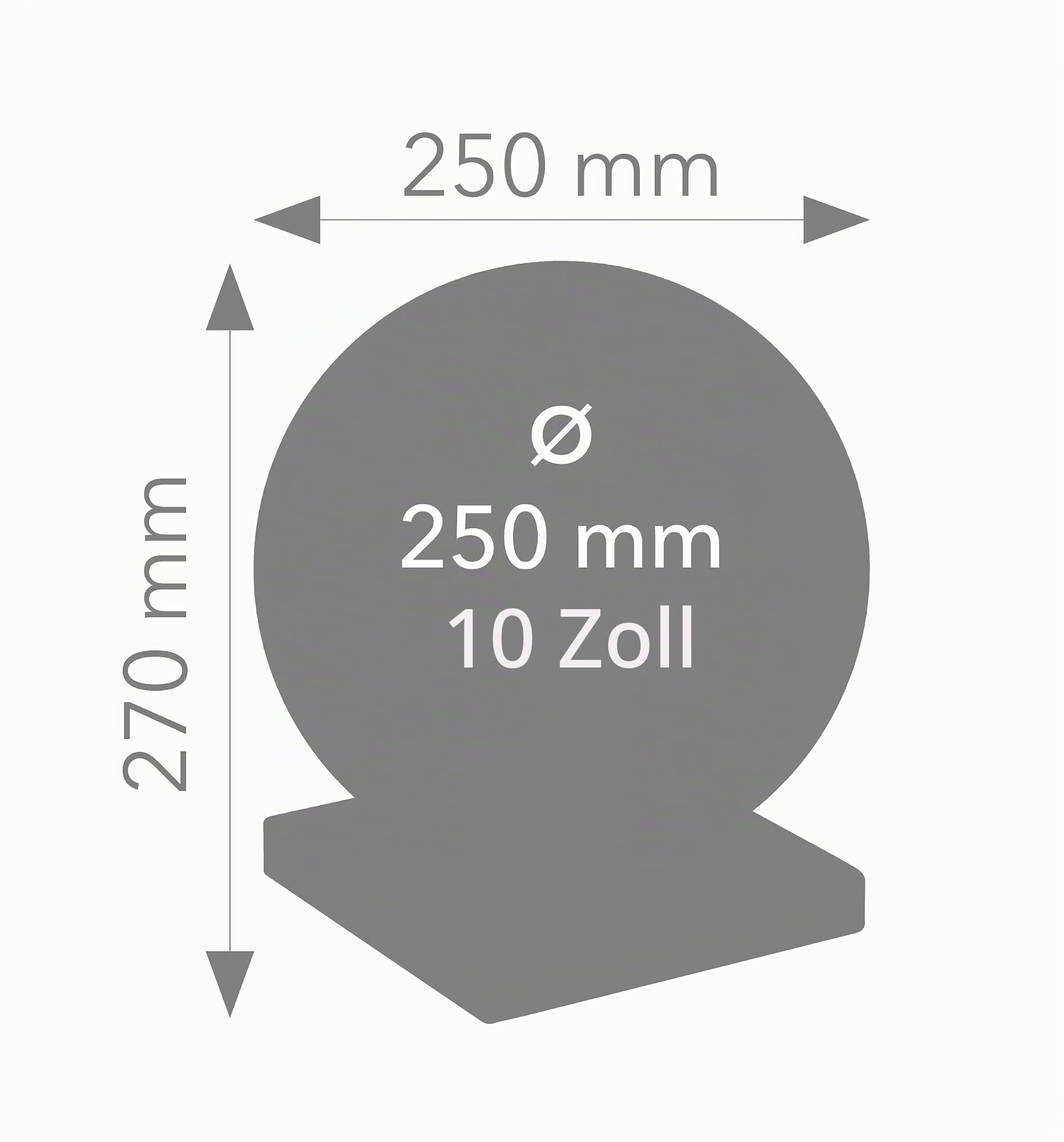 TROIKA Globus blau gold mit 25 cm Durchmesser EXPLORER 360° auf magnetischem Sockel aus FSC-zertifiziertem Eichenholz Material aus Eichenholz und Kunststoff dunkelblau und goldfarben