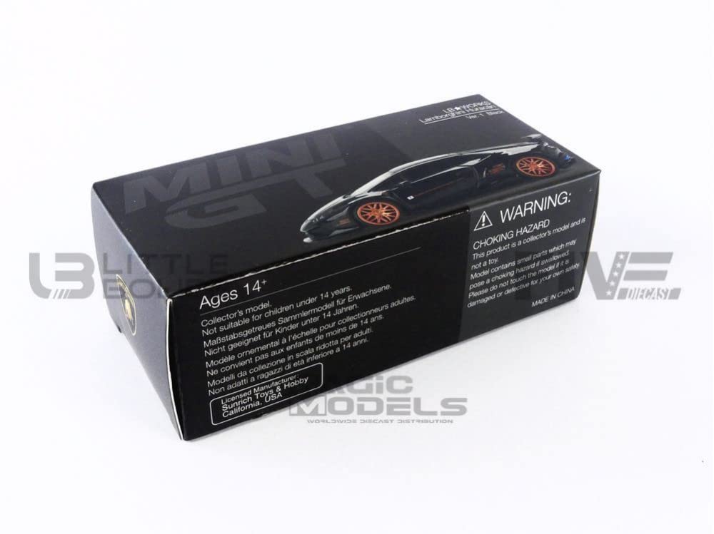 Amazon | MINI GT 1/64 LBWORKS ランボルギーニ ウラカン バージョン 1