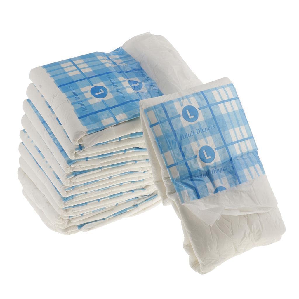 10x WaterproofUnderpad Incontinence Absorbent Underwear Diaper L-Clothing & Accessories-Men-Swimwear-Briefs
