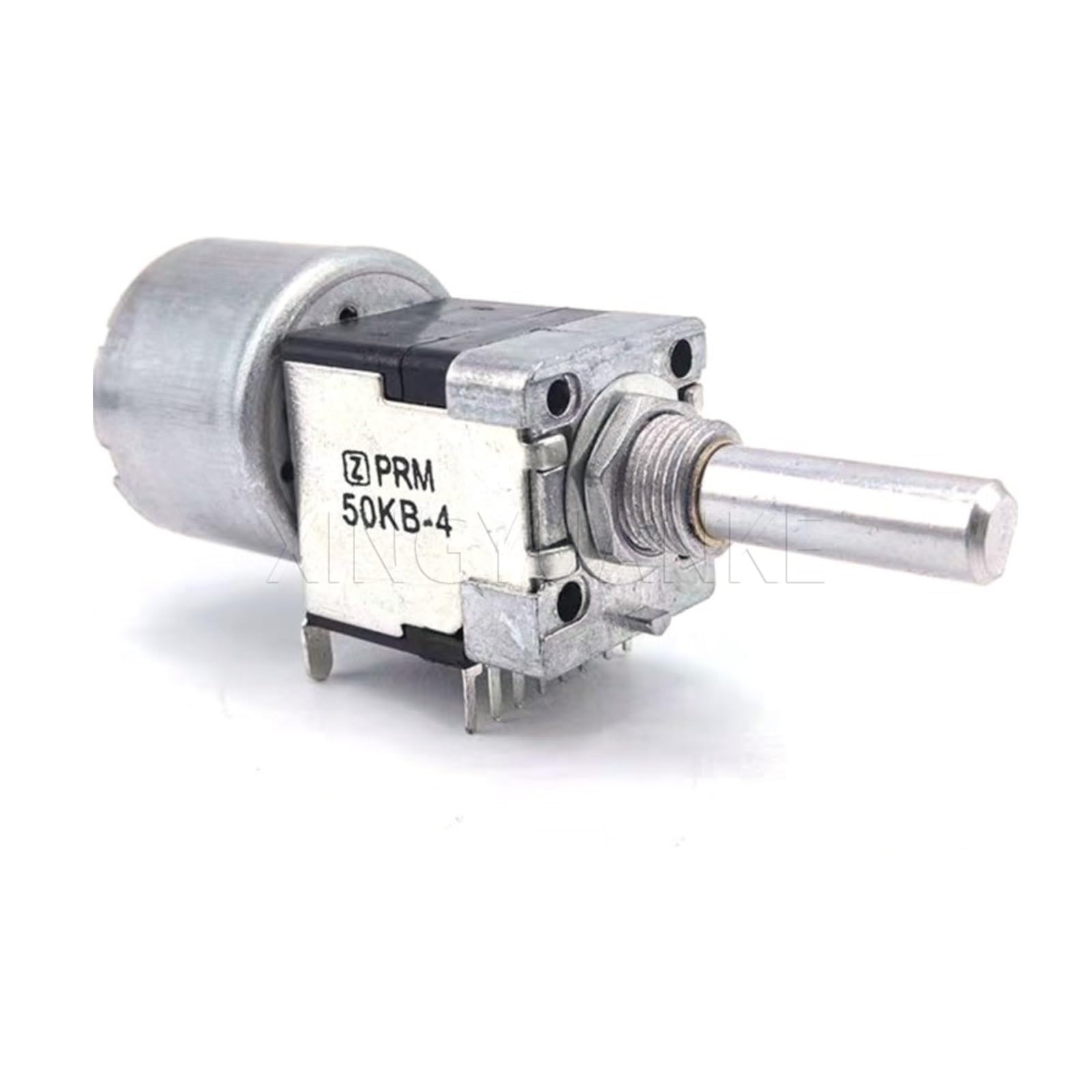 1 szt. potencjometr typu RK168 B50K * 2 50 KB-4 podwójny 8-pinowy półtrzonek długość 25 mm
