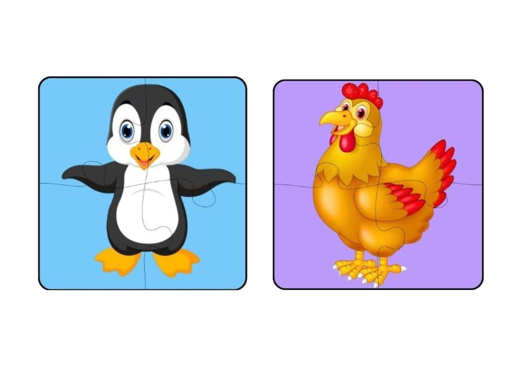 Exello 4 Piece Wooden Puzzle for Kids - Set of 2 Birds Jigsaw Puzzle, 4x4 Inch Size, Animals Wooden Jigsaw Puzzle Games for Children & Kids, Jigsaw Puzzles for Kids. (B0DDL4KY2Q) Amazon Price History, Amazon Price Tracker
