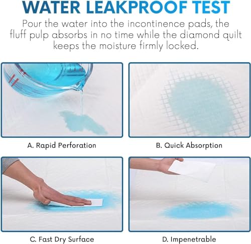 Healqu Puppy Pads - 50-Count, 24x24 - Advanced Leakproof Technology for Housebreaking & Training - Ultra Absorbent Puppy Pee Pads - Ideal for Dogs, Puppies, Cats - Attractant Pet Training Pads - Image 6