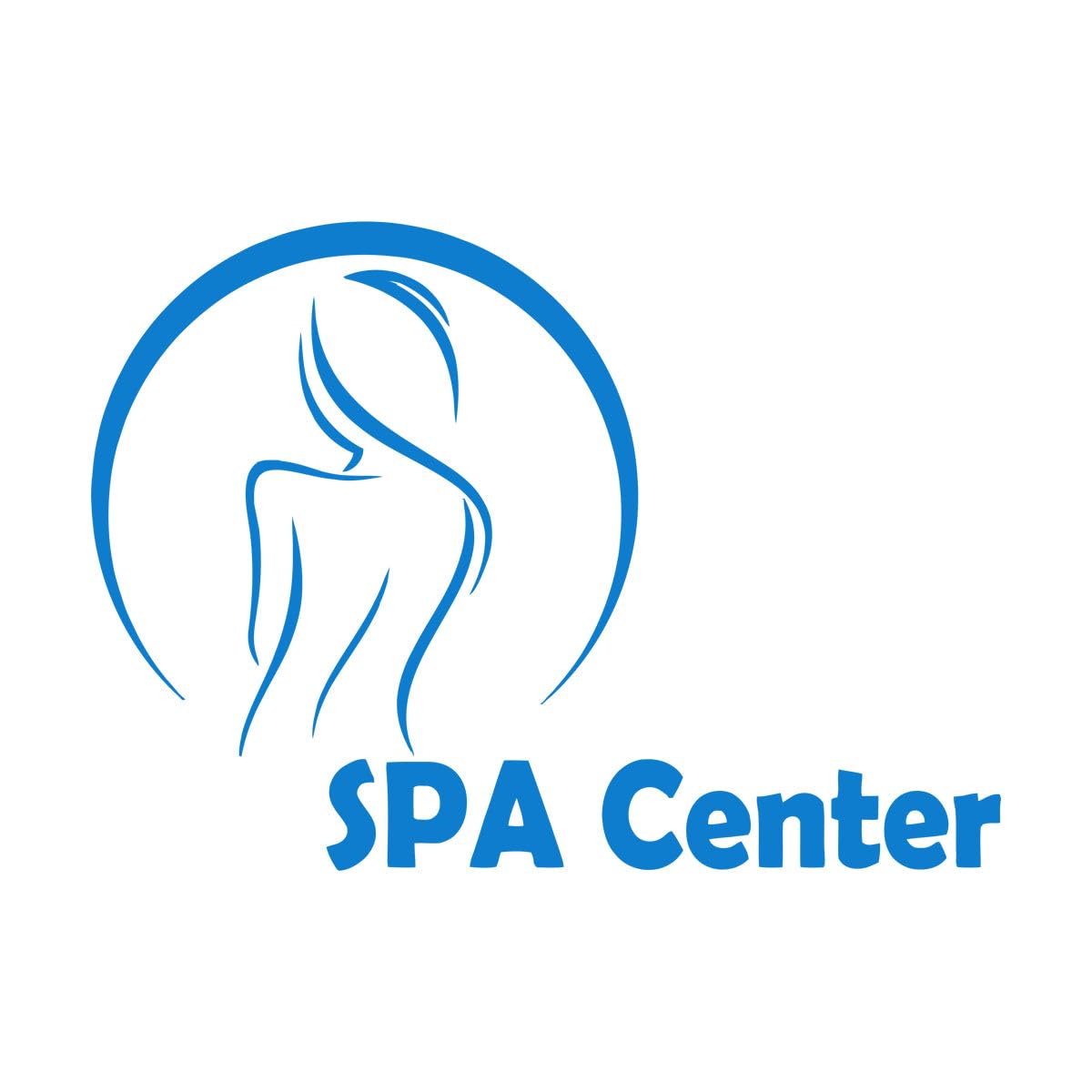 Mural and Wall Vinyl Decal Spa Massage Center SigNatural Health and Beauty 36x50.4cm Multiple Size Options Small Blue — image 1