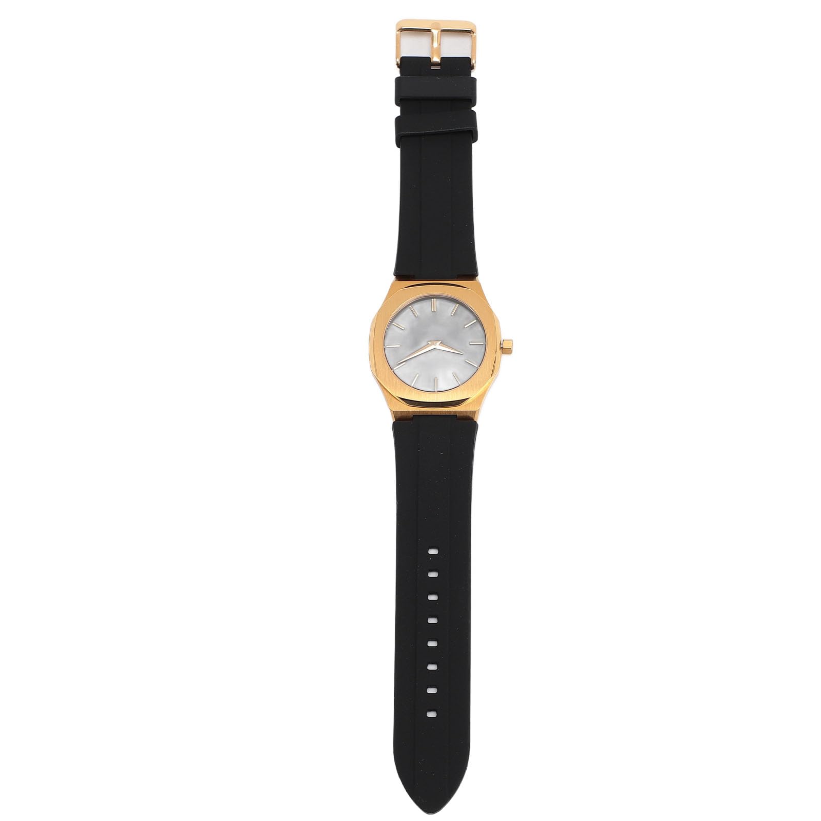 Pwshymi Reloj de Cuarzo, Diseño Delgado Resistente Al Agua de Acero
