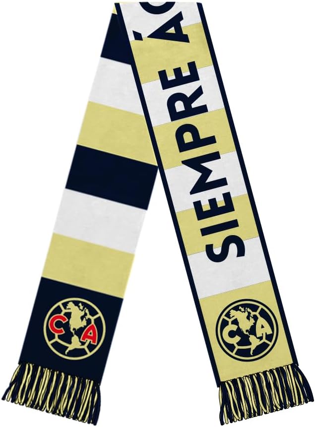 Official Club America Soccer Scarf - Unisex Adult