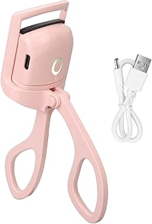 Curvador de cílios aquecido, modelador de cílios aquecido, recarregável por USB 2 modos de aquecimento com almofada de silicone de aquecimento sensível, modelador de cílios portátil aquecido, curvatur