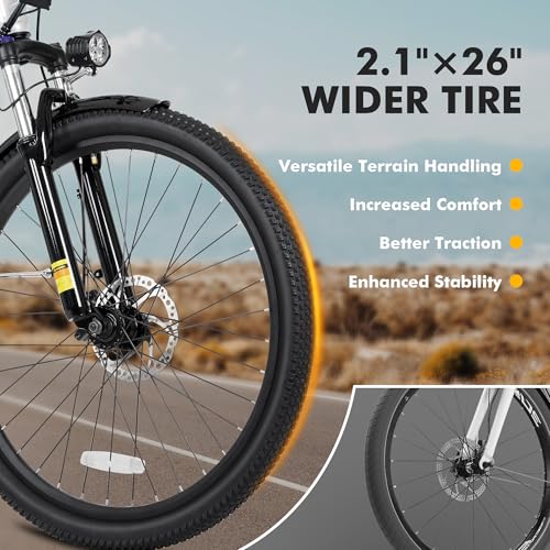 Qlife Cityone 2.0 Electric Bike for Adults,Up to