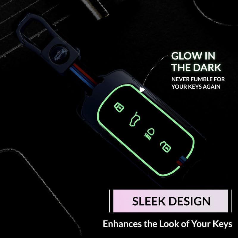 Image of NEODRIFT 'KeyShield' Car Key Cover for Tata Sierra (Shape 1, 04 Buttons) (360 Protection, Durable and Stylish)