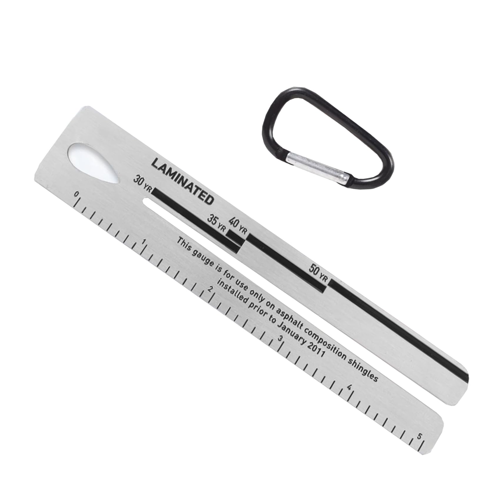 Upgraded 4/09 Shingle Gauge, Roof Pitch Gauge, Stainless Steel Measuring Tool for Roof Shingle