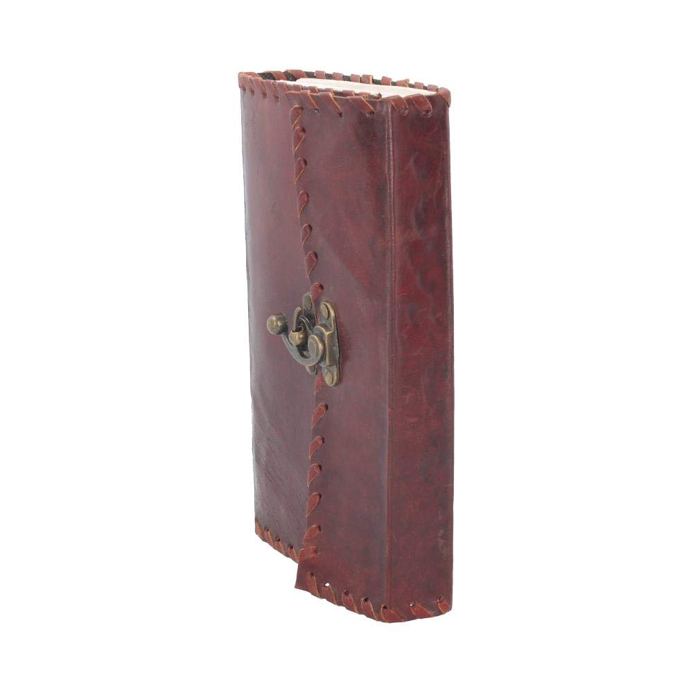 Nemesis Now Leather Journal With Lock 25cm Brown, Red, 14 x 23cm - Image 2