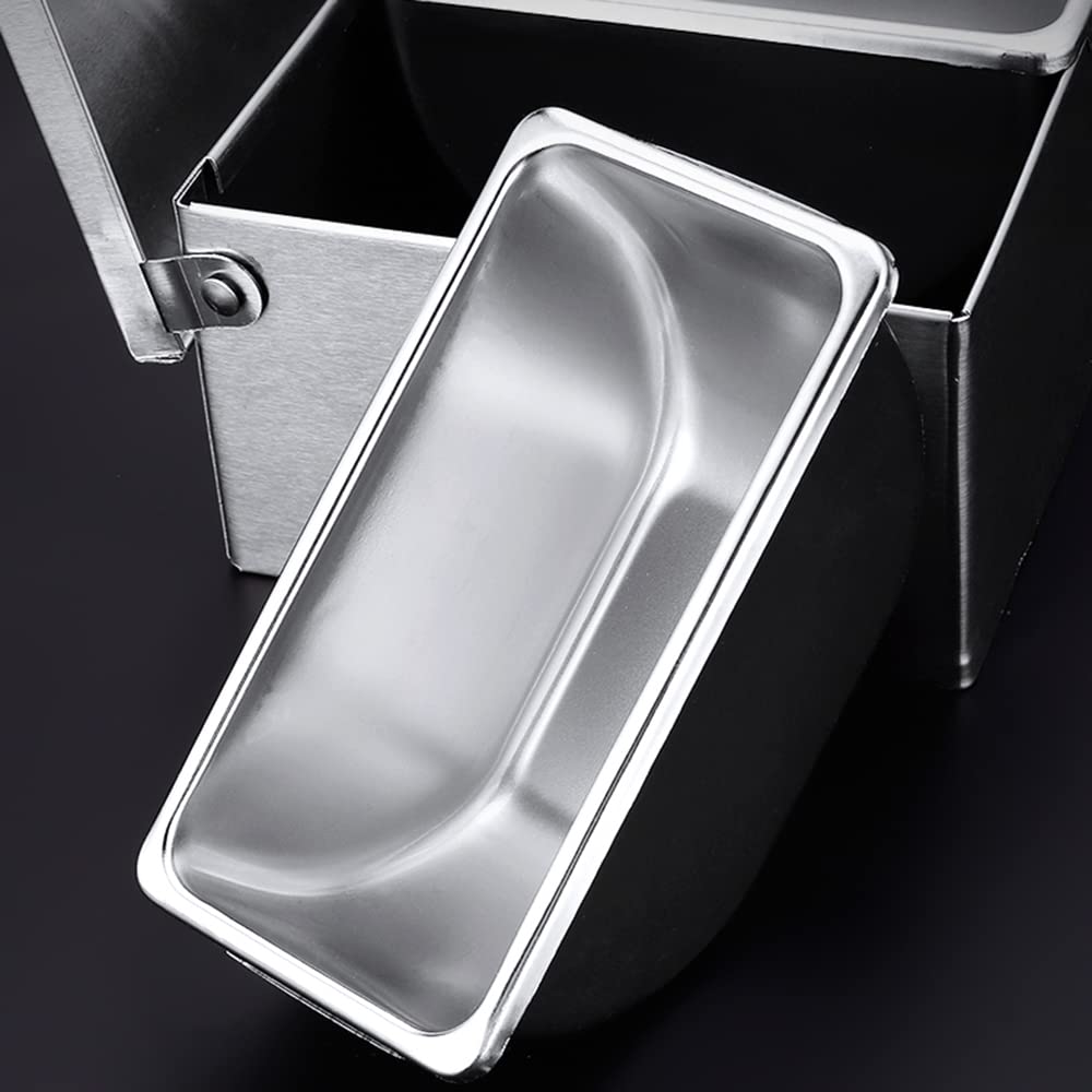 Contenitore per ingredienti con 6 inserti per spezie, in acciaio inox, con coperchio
