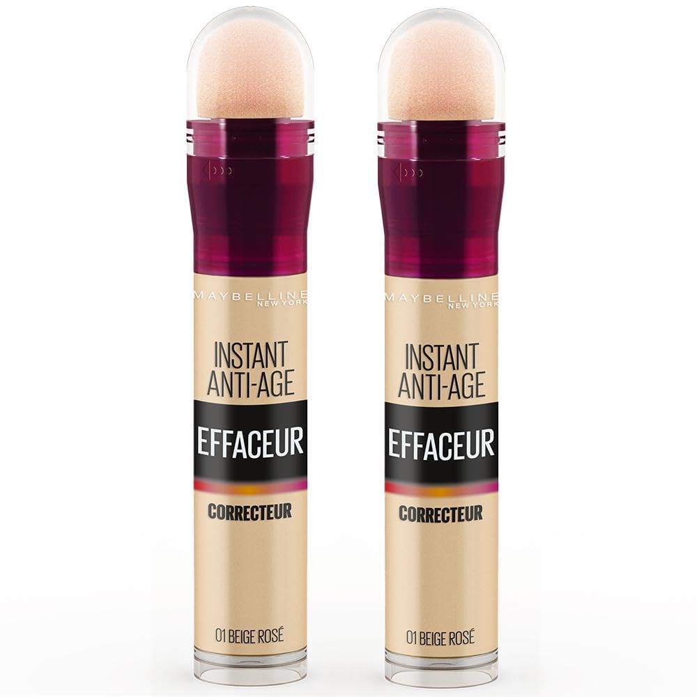 Maybelline New York Instant Anti-Aging Concealer 01 Beige Rosa set of 2