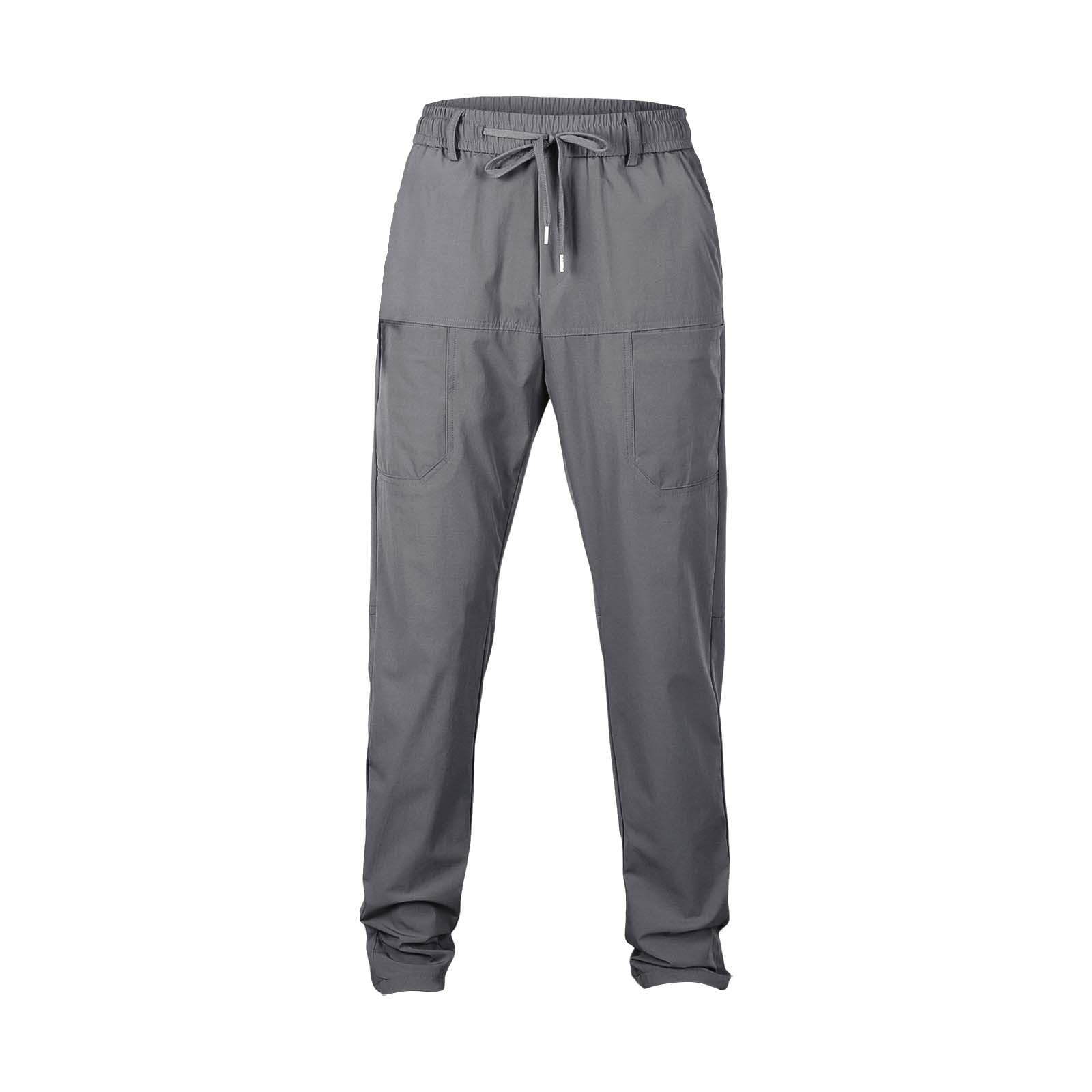 Pantalones de chándal largos para hombre, pantalones de ocio, monocolor, pantalones de fitness, pantalones ajustados, para exteriores, transpirables, rectos, cómodos, pantalones de verano, ligeros