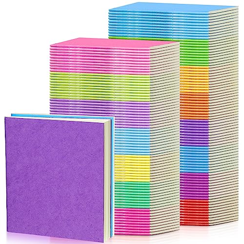 Thenshop 150 Pack Mini Notebooks 4x4" Blank Journals