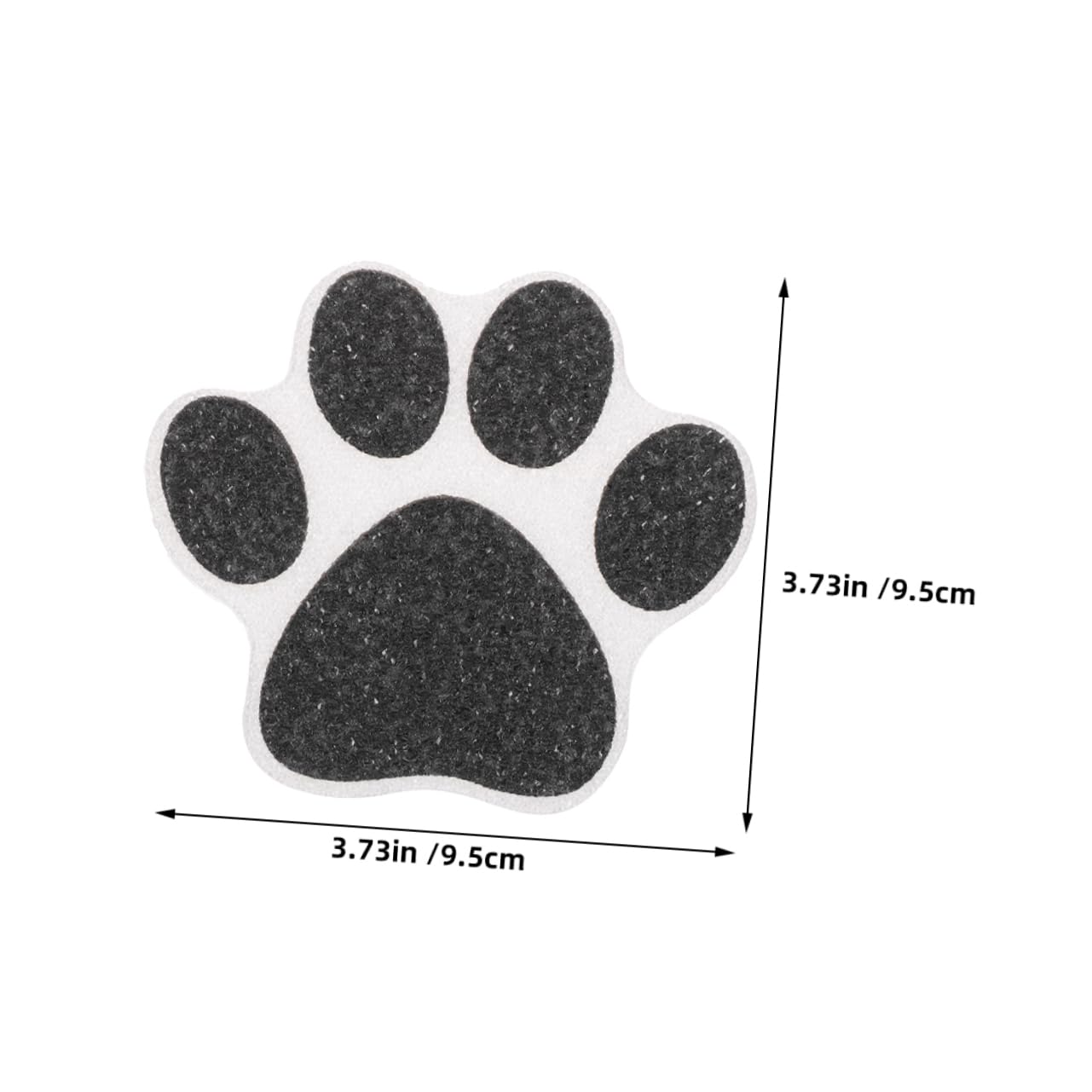 ABOOFAN Non-Slip Bathtub Tape Dog Paw Print Floor Decal Set for Bathroom Safety